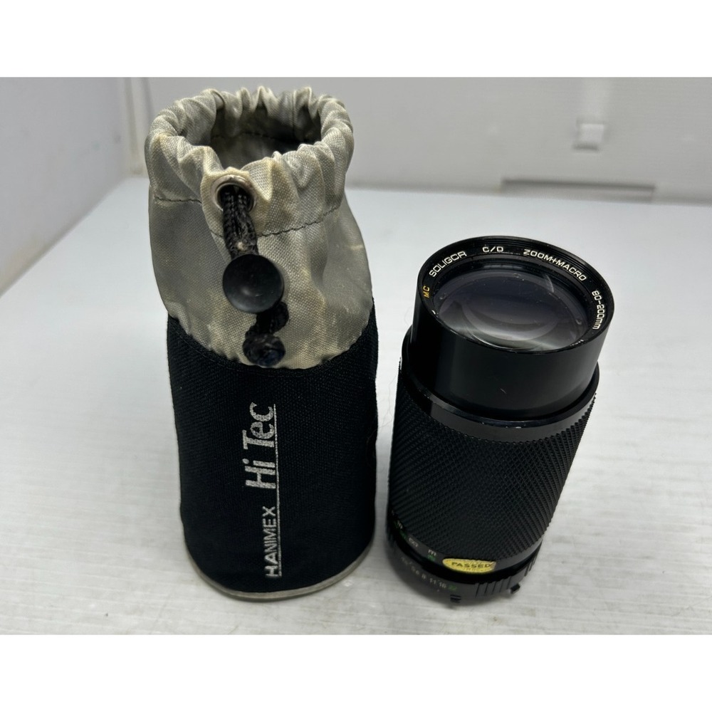 Soligor 80-200mm f4.5 C/D Zoom/Macro MC Camera Lens For M/MD Mount‎